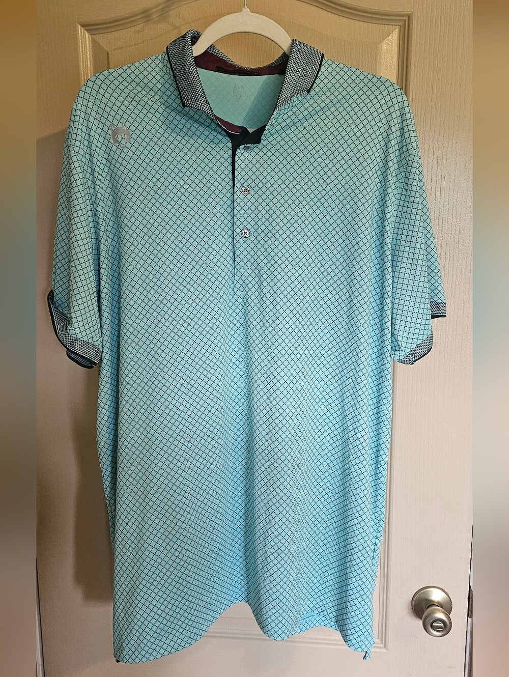 GREYSON Men's Crossed Arrows Polo In Skystone XL